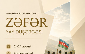 Şəhid övladları üçün “Zəfər” yay düşərgəsi təşkil olunacaq
